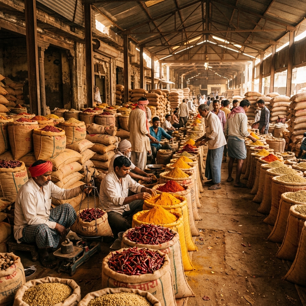 Spice sourcing at origin — mills and mandi in Madhya Pradesh, India